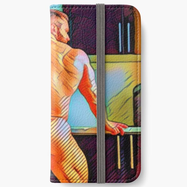 Male Erotica - Kitchen Hunk I Nude iPhone Wallet