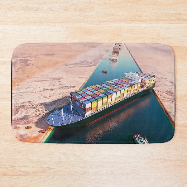 Item preview, Suez Canal Traffic jam Ship designed and sold by Dolphin Graphic.