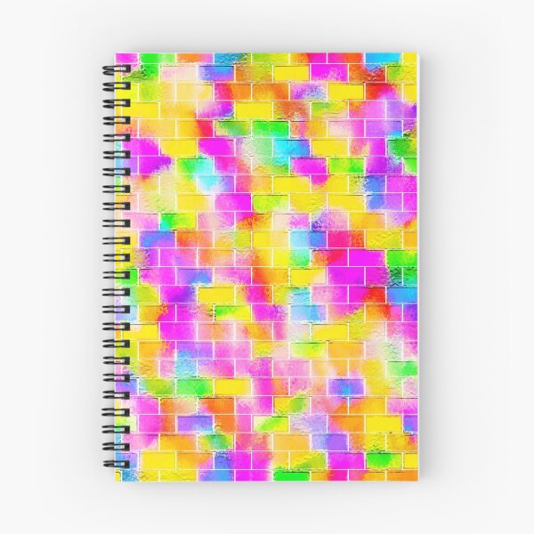 Item preview, BRICK WALL SMUDGED (Multicolor Light)-(5525 x 6500 px) designed and sold by coloraddicted.