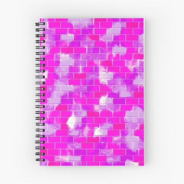 Item preview, BRICK WALL SMUDGED (Purples, Violets & Fuchsias)-(5525 x 6500 px) designed and sold by coloraddicted.