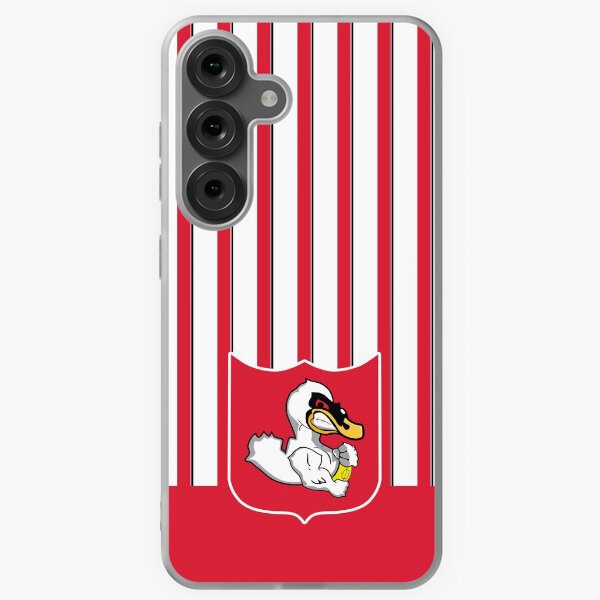 The Swans Blog V Logo Retro Style with Bars Samsung Galaxy Soft Case
