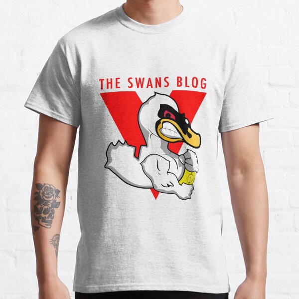 The Swans Blog Title V on White Classic T-Shirt