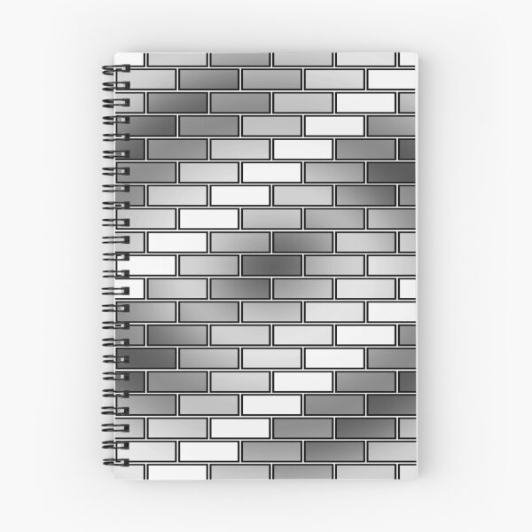 Artikelvorschau, BRICK WALL-2 (Grau & Weiß) - (5525 x 6500 px) entworfen und verkauft von coloraddicted.