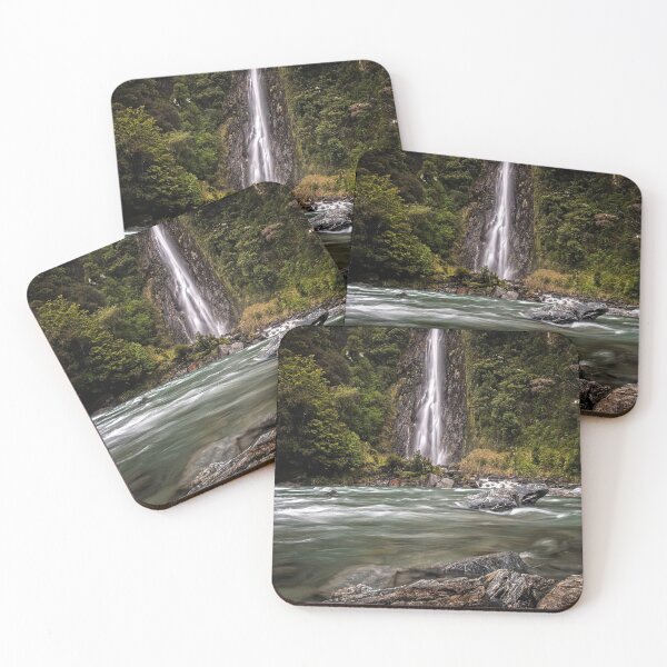 Item preview, Thunder Creek Falls South Island New Zealand designed and sold by Catherine Reading.