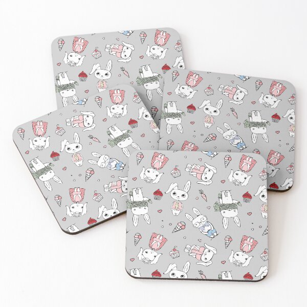 Item preview, Cute little bunnies [Seamless Pattern] designed and sold by Kids-Playground.
