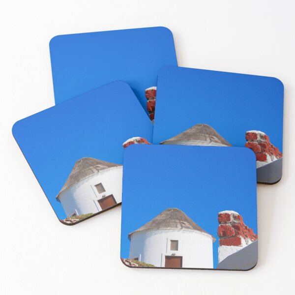 Aperçu de l'œuvre Moulin à vent de Santorin créée et vendue par BlueEdgeDesigns.