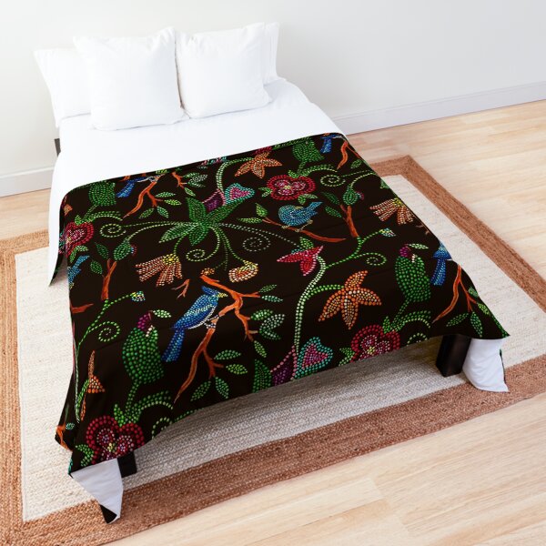 Blue bird Song Comforter