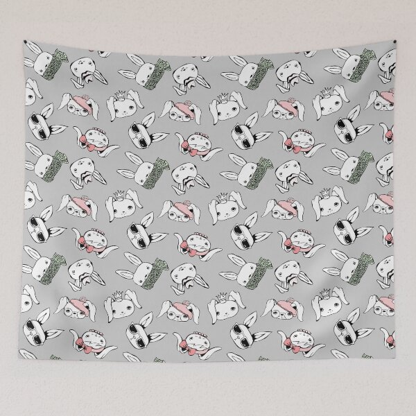 Item preview, Sweet little bunnies [Seamless Pattern] designed and sold by Kids-Playground.