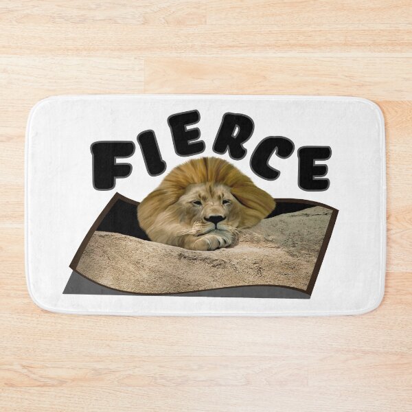 Item preview, Photo of lion using 3-D with FIERCE designed and sold by With My Hands By K.