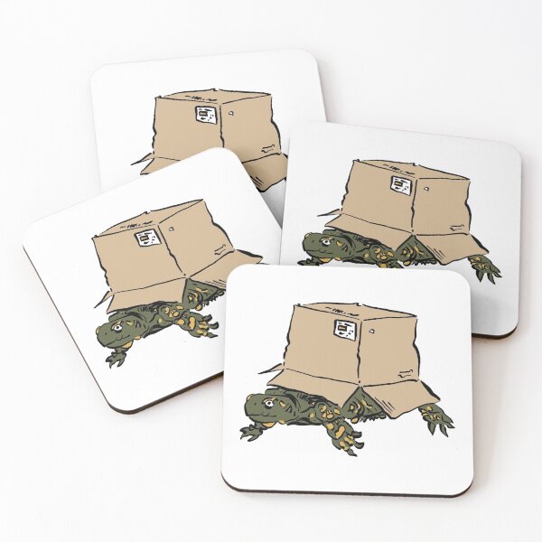 Item preview, cardboard box turtle designed and sold by moosesharkrhino.