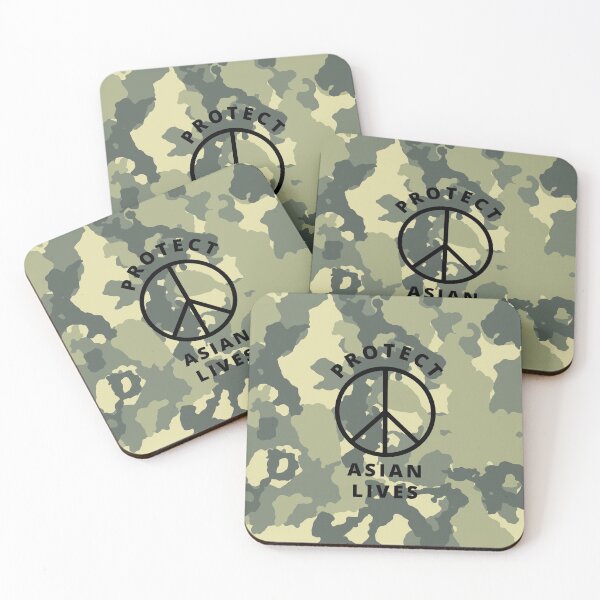 Item preview, Protect Asian Lives  Peace Sign Camouflage designed and sold by ModkMerch.