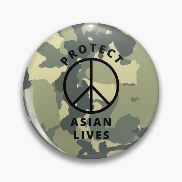 Item preview, Protect Asian Lives  Peace Sign Camouflage designed and sold by ModkMerch.