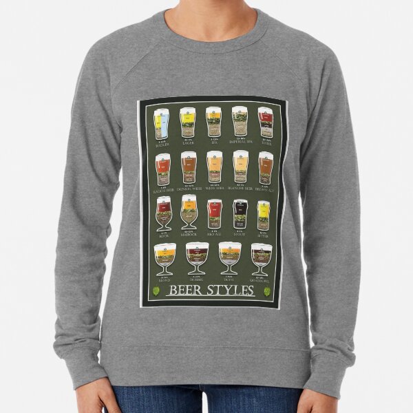 BEER STYLES Lightweight Sweatshirt