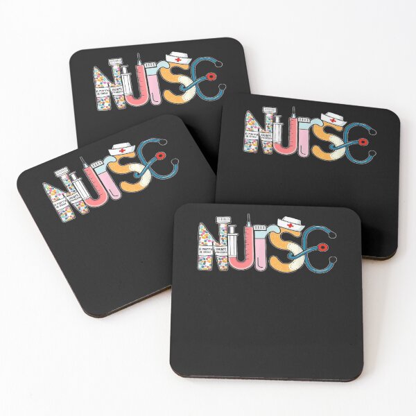 Item preview, Funny Nurse hearting shirt for women girls love nursing day T-Shirt designed and sold by Lukifo-Vector.