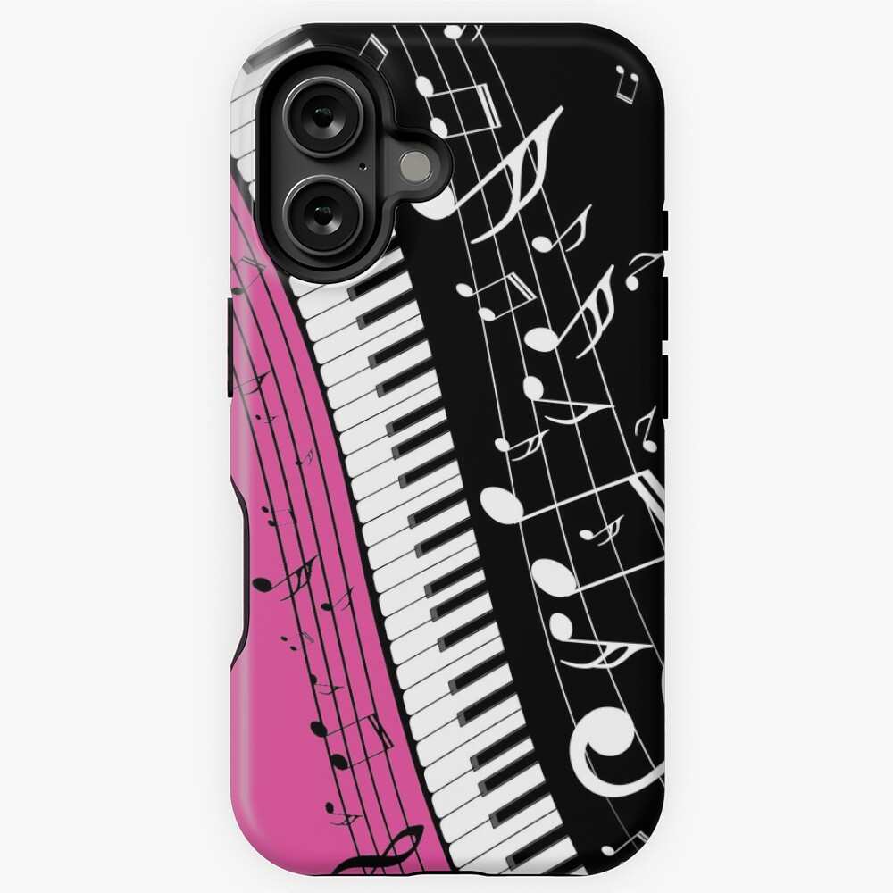 Piano keyboard with Abstract Keys Wave with musical Notes Piano keyboard with Abstract Keys Wave with musical Notes