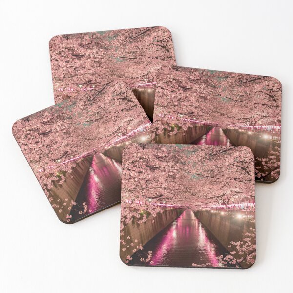 Item preview, Spring Cherry Blossoms in the Evening Tokyo designed and sold by Maddie4Real.