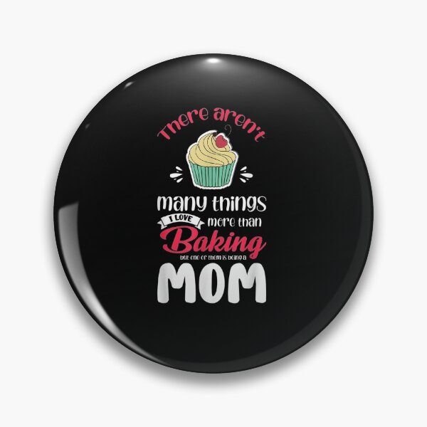 Artikelvorschau, I love Baking and being a Mom Cookies T-Shirt entworfen und verkauft von Lukifo-Vector.