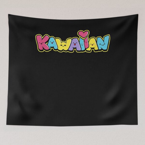 Item preview, Kawaiian Community Graffitti with Fun Kawaii Faces T-Shirt designed and sold by Lukifo-Vector.
