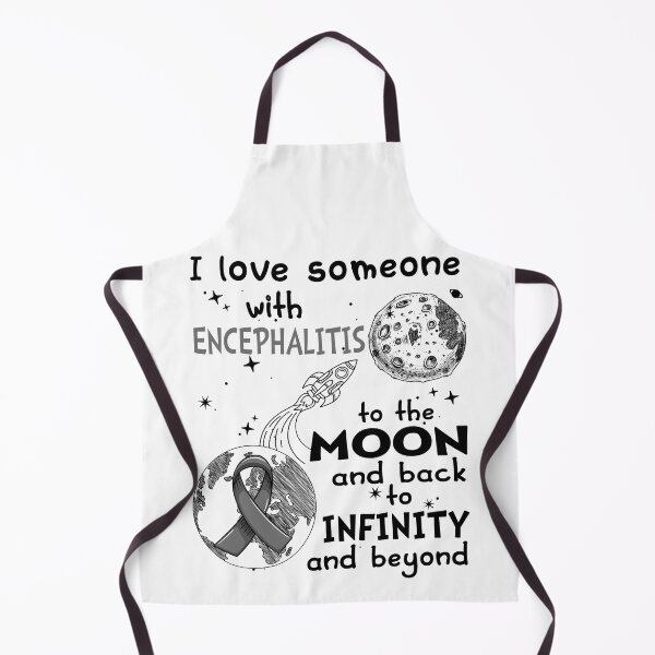 Item preview, I Love Someone With Encephalitis To The Moon And Back designed and sold by heppenp.