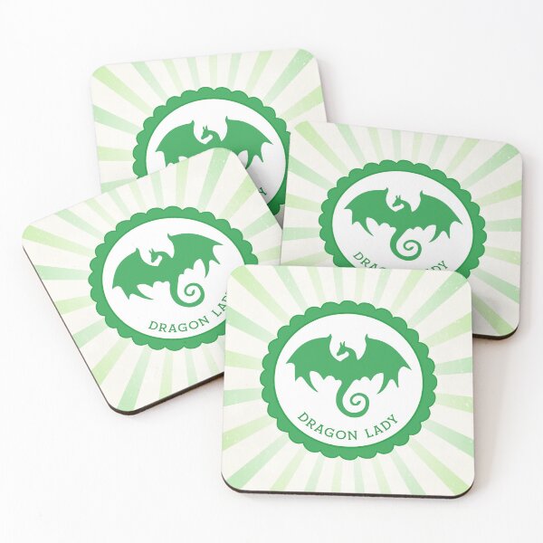 Item preview, Retro Dragon Lady Badge designed and sold by Kit Cronk.