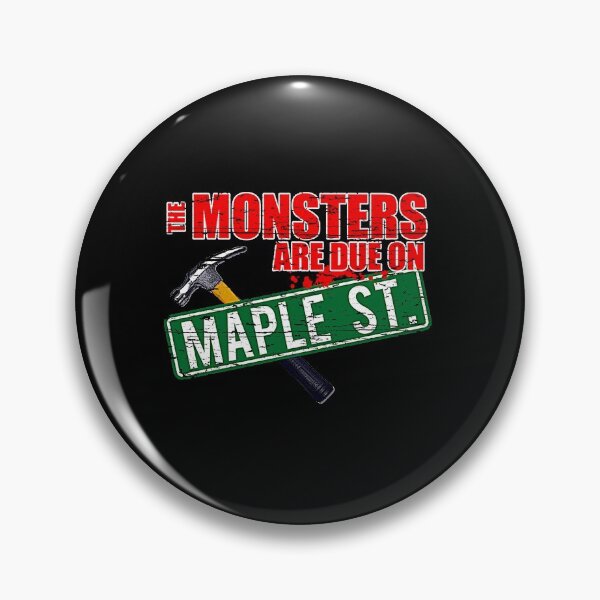 Item preview, The Monsters are Due on Maple Street, wood distressed T-Shirt designed and sold by Lauvs291.