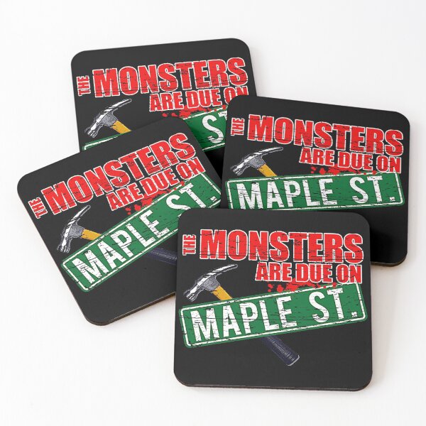 Item preview, The Monsters are Due on Maple Street, wood distressed T-Shirt designed and sold by Lauvs291.