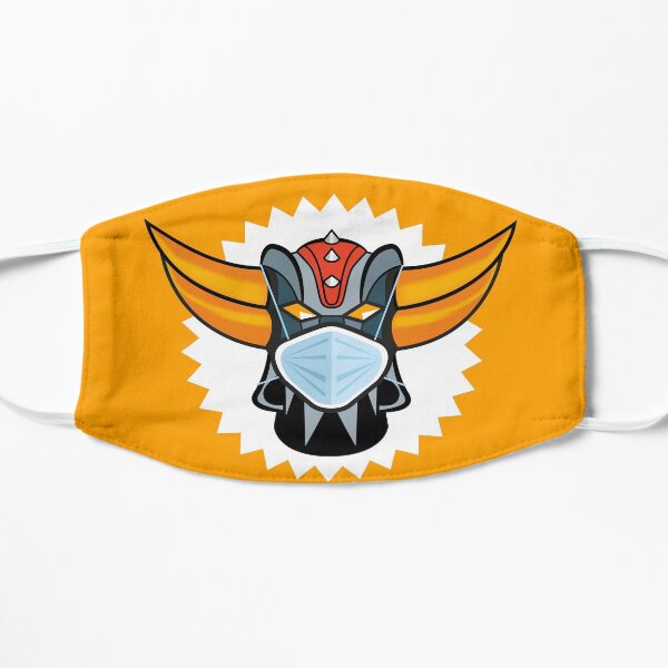 Goldorak COVID-19 (Grendizer coronavirus masque version) Masque sans plis