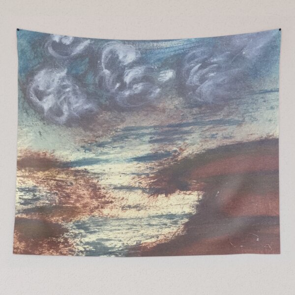Item preview, Midnight Waves Hand Painted Oil Paint Painting Framed Art Print designed and sold by UncleStuScience.
