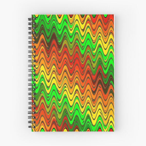 Item preview, WAVY-2 (Reds, Oranges, Yellows & Greens)-(5525 x 6500 px) designed and sold by coloraddicted.
