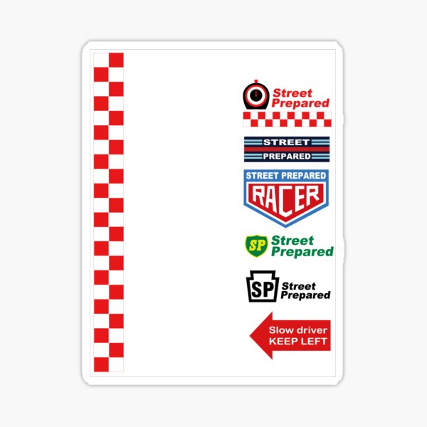 Street Prepared Racing Team replica Sticker