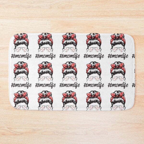Item preview, Womens Mom Life Softball Baseball Mothers Day Messy Bun designed and sold by familyarts.