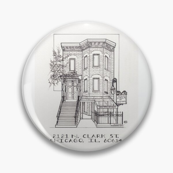 Item preview, Chicago Small Building #19 - Lincoln Park (2) (Black and White) designed and sold by chaszmathieu.