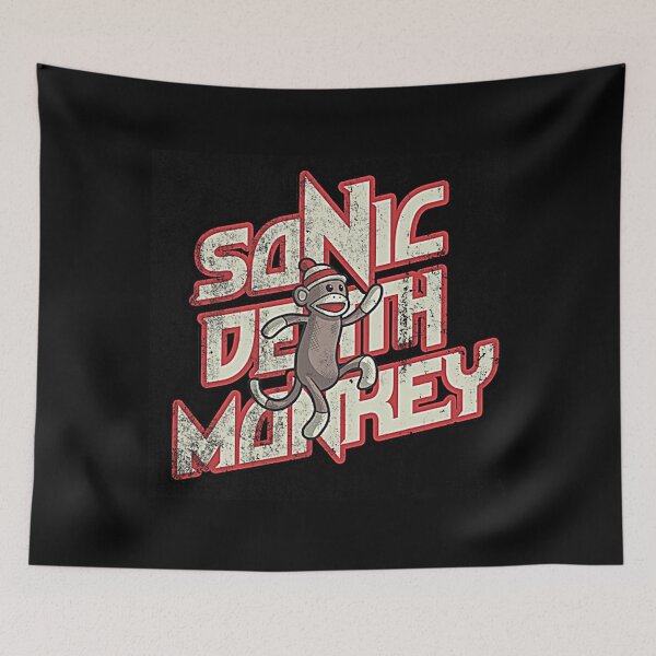 Item preview, Sonic-Death-Monkey, distressed T-Shirt designed and sold by Lauvs291.