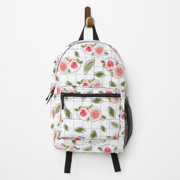 Item preview, Aesthetic Floral Grid Watercolor designed and sold by Trisha Banlasan.