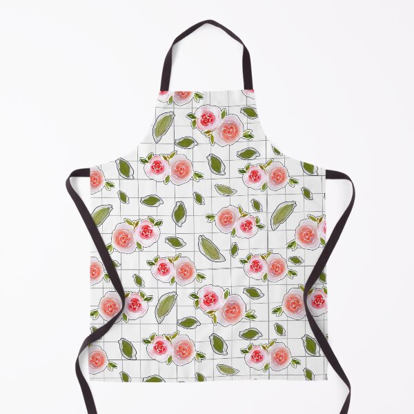 Item preview, Aesthetic Floral Grid Watercolor designed and sold by Trisha Banlasan.