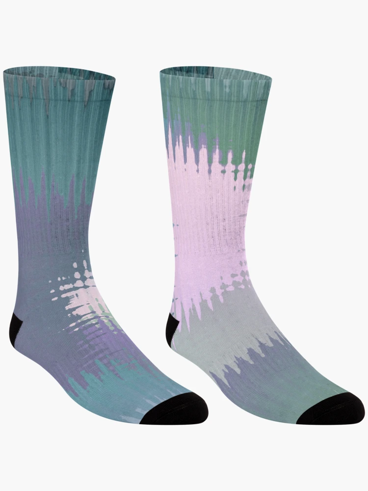 Thumbnail 3 of 5, Socks, Polar waves designed and sold by Raspberry-Cat.
