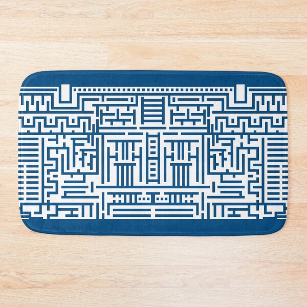Item preview, Maze Blue - Abstract Art designed and sold by Sheldon Stewart.