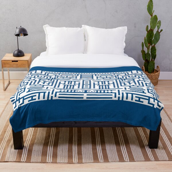 Item preview, Maze Blue - Abstract Art designed and sold by Sheldon Stewart.