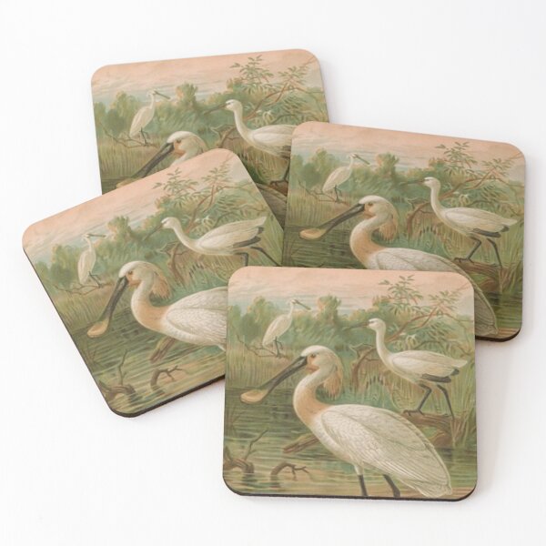 Item preview, Three Spoonbills Wading  By The Marsh designed and sold by laguitan10.