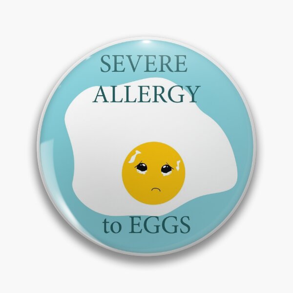 Item preview, Severe Allergy to Eggs Sign designed and sold by dyesandpigments.