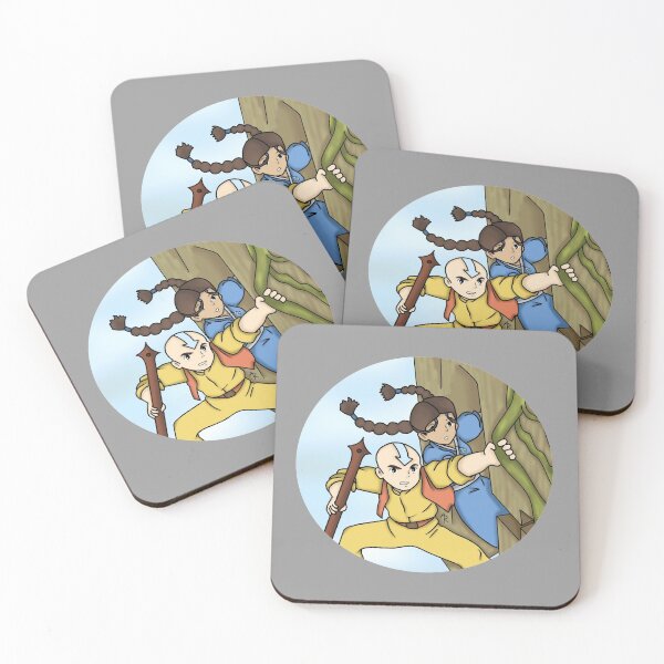 Item preview, Aang and Katara  designed and sold by Areeba  Razzaq.