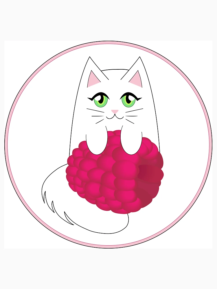 Aperçu 6 sur 6. Sweat à capuche épais avec l'œuvre Raspberry Cat créée et vendue par Raspberry-Cat.