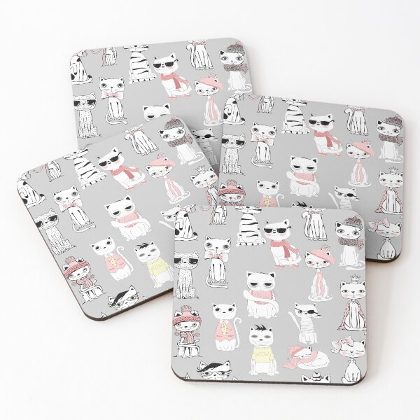 Item preview, Adorable and Cute Kittens [Seamless Pattern] designed and sold by Kids-Playground.