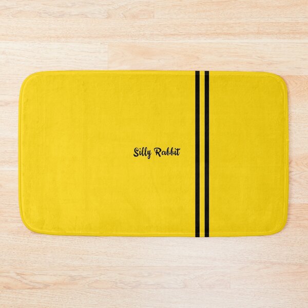 Item preview, Silly Rabbit quote from Kill Bill black on yellow designed and sold by MrGekko.