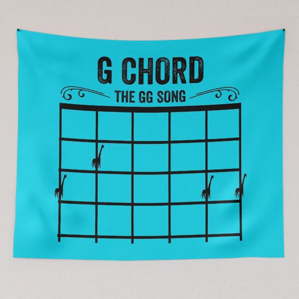 Item preview, G Guitar Chord, The GG Song of Giraffe Black designed and sold by kcaandwu.