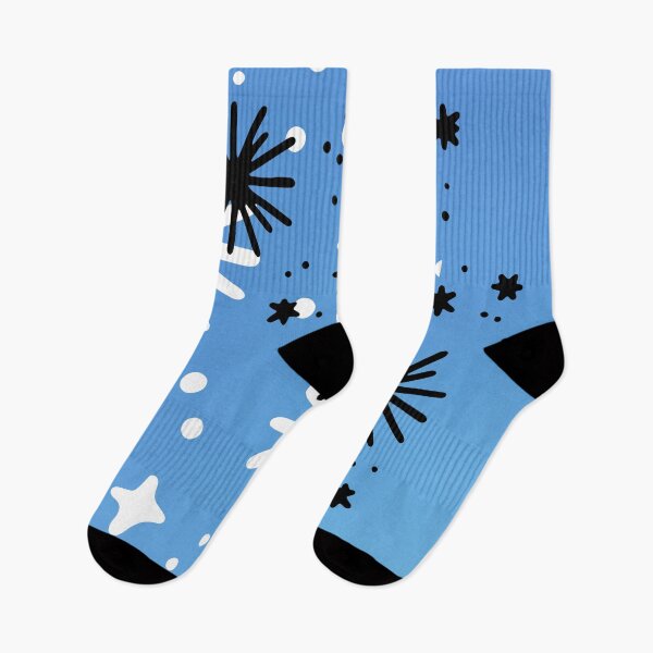 Item preview, white and black star on a blue sky designed and sold by lizzy195.
