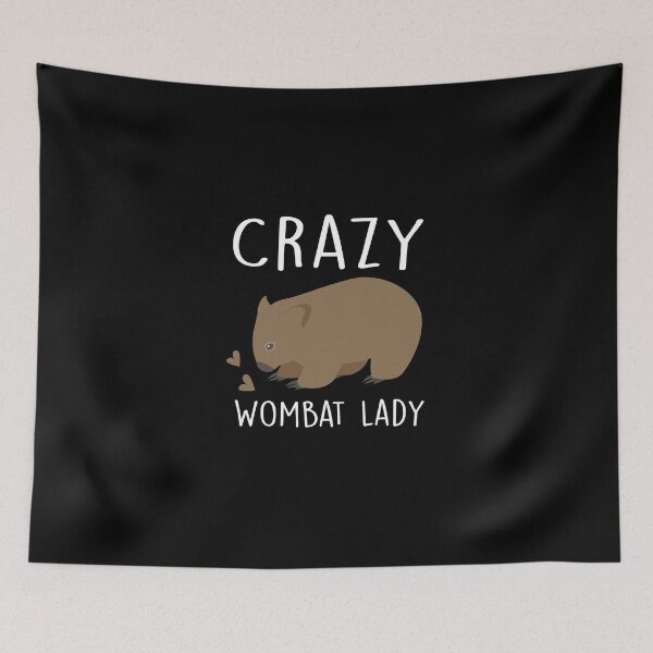 Item preview, Crazy wombat lady designed and sold by ElBeDesigns.