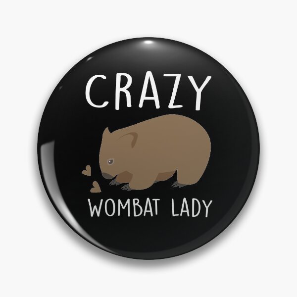 Item preview, Crazy wombat lady designed and sold by ElBeDesigns.