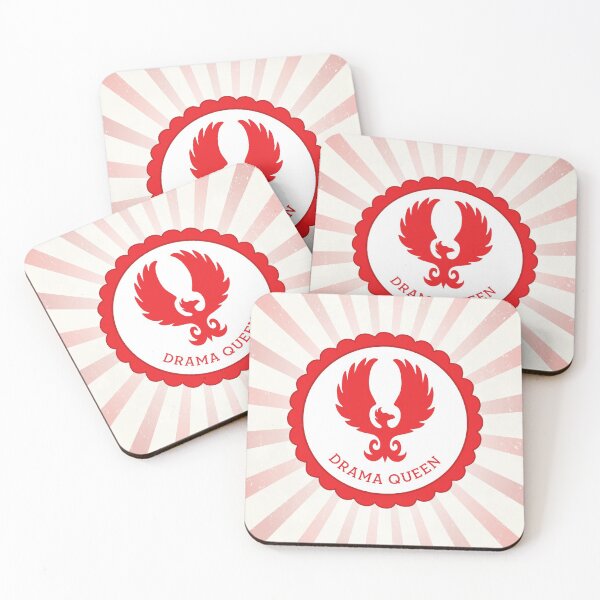 Item preview, Retro Phoenix Drama Queen Badge designed and sold by Kit Cronk.