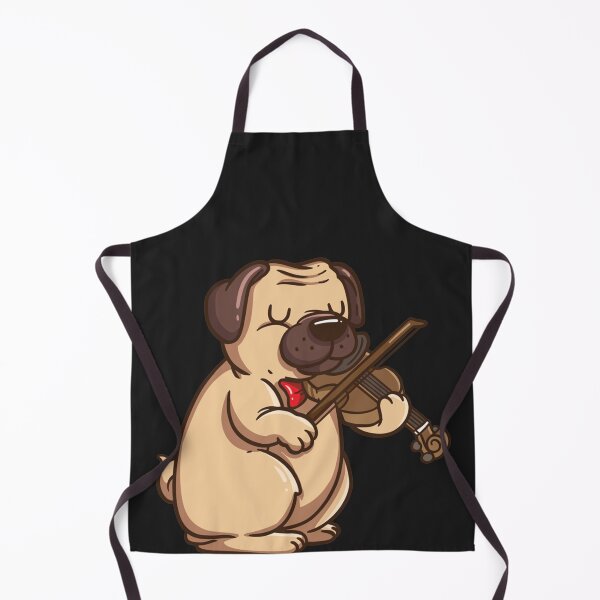 Item preview, Violinist Pug Dog Violin Viola Player Music Lover designed and sold by Faulkshop2.